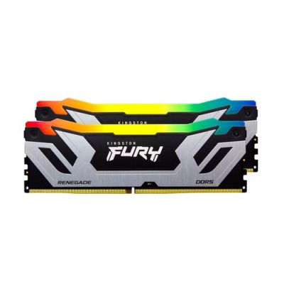 Kingston Technology FURY 48GB 8800MT/s DDR5 CL42 CUDIMM (set van 2) Renegade RGB Silver, 48 GB, 2 x