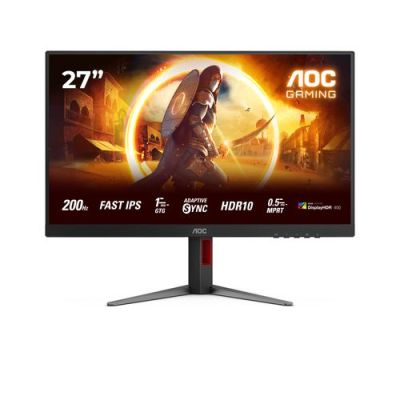 AOC 27G4HA, 68,6 cm (27"), 1920 x 1080 Pixels, Full HD, LED, 1 ms, Zwart, Rood