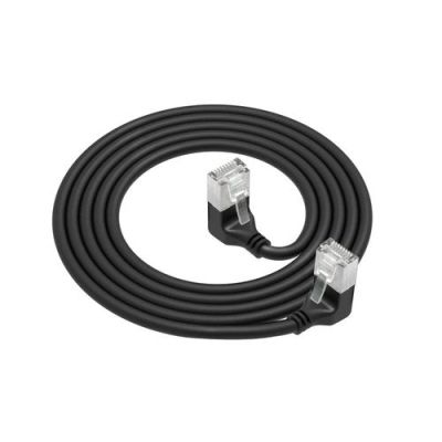 ACT DA5905, 5 m, Cat6a, U/FTP (STP), RJ-45, RJ-45, Zwart