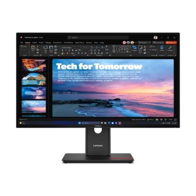 Lenovo ThinkVision T27QD-40, 68,6 cm (27"), 2560 x 1440 Pixels, Wide Quad HD, LED, Zwart