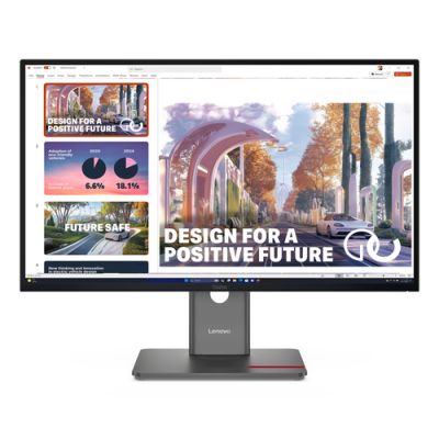 Lenovo ThinkVision P27QD-40, 68,6 cm (27"), 2560 x 1440 Pixels, Wide Quad HD, LED, Zwart