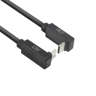 ACT AC7478, 2 m, USB C, USB C, USB 3.2 Gen 2 (3.1 Gen 2), 10 Gbit/s, Zwart