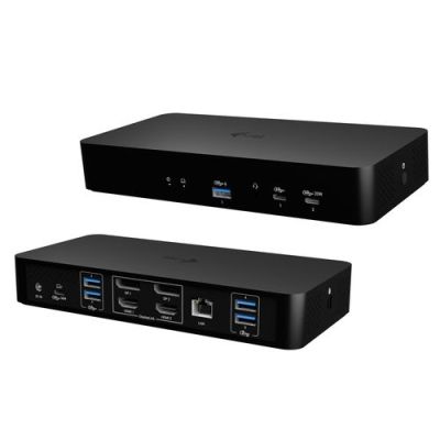i-tec Universal Intelligent Dual Display Docking Station + Power Delivery 100W, Bedraad, USB 3.2 Gen