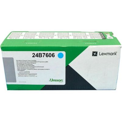 Lexmark 24B7606, 12000 pagina's, Cyaan, 1 stuk(s)