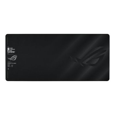 ASUS ROG Sheath II XXL, Zwart, Patroon, Stof/Weefsel, Rubber, Anti- slip grondvlak, Game-muismat