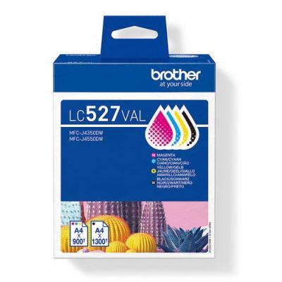 Brother LC527VAL, Zwart, Cyaan, Magenta, Geel, Inkt op pigmentbasis, Inkt op pigmentbasis, 4 stuk(s)