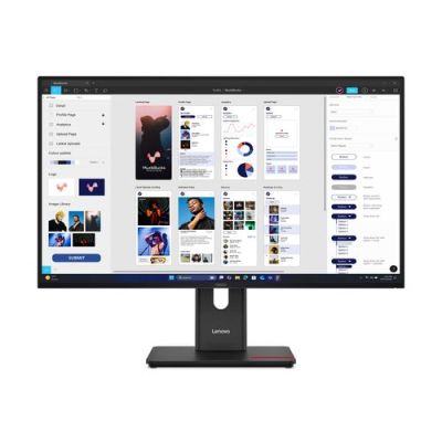 Lenovo ThinkVision T32UD-40, 80 cm (31.5"), 3840 x 2160 Pixels, 4K Ultra HD, LCD, 6 ms, Zwart