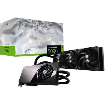 MSI SUPRIM GEFORCE RTX 5090 32G LIQUID SOC, GeForce RTX 5090, 32 GB, GDDR7, 512 Bit, 7680 x 4320 Pix