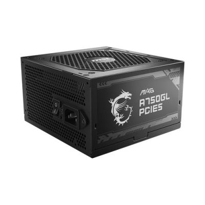 MSI MAG A750GL PCIE5, 750 W, 100 - 240 V, 47 - 63 Hz, 8 A, 4 A, Actief