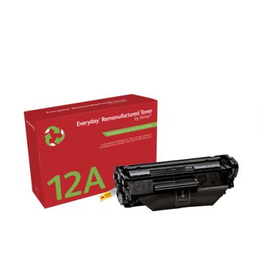 Everyday Remanufactured Everyday Zwart Remanufactured Toner van vervangt HP 12A (Q2612A), Standaard