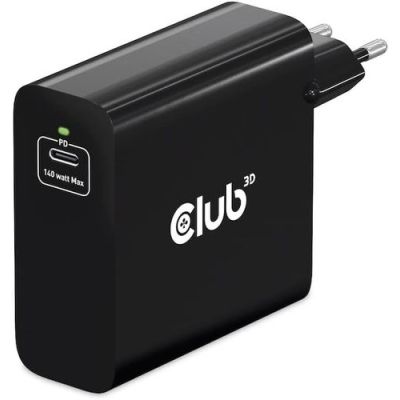 CLUB3D CAC-1914EU, Binnen, AC, 28 V, 1 m, Zwart