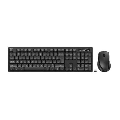 Belkin BBZ010TT, Volledige grootte (100%), Draadloos, RF draadloos + USB, QWERTY, Zwart, Inclusief m