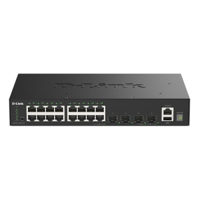 D-Link DGS-1530-20/E, Managed, L2, Gigabit Ethernet (10/100/1000), Full duplex, Rack-montage