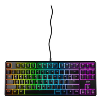 CHERRY K4V2 TKL, Bedraad, USB, Mechanische keyswitch, QWERTY, RGB LED, Zwart