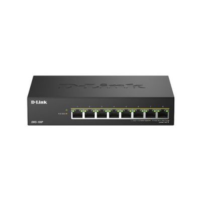 D-Link DMS-108P/E, Unmanaged, 2.5G Ethernet (100/1000/2500), Power over Ethernet (PoE)