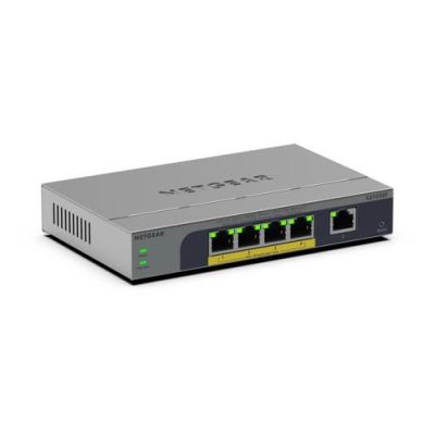 NETGEAR GS105EP, Unmanaged, Gigabit Ethernet (10/100/1000), Full duplex, Power over Ethernet (PoE)