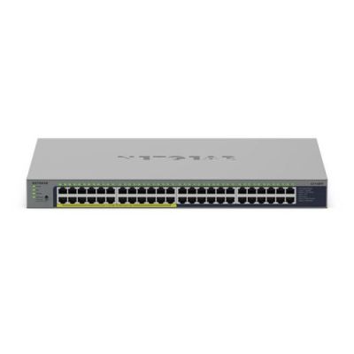 NETGEAR GS748PP, Unmanaged, Gigabit Ethernet (10/100/1000), Full duplex, Power over Ethernet (PoE),