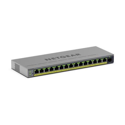 NETGEAR GS116EPP, Managed, L2/L3, Gigabit Ethernet (10/100/1000), Power over Ethernet (PoE)