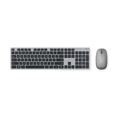 ASUS W5000 Wireless Keyboard and Mouse Set, Volledige grootte (100%), Draadloos, RF Draadloos, Optis