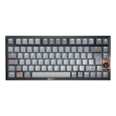 CHERRY KW 300 MX, Bedraad en draadloos, USB + Bluetooth, Mechanische keyswitch, QWERTZ, LED, Zwart,