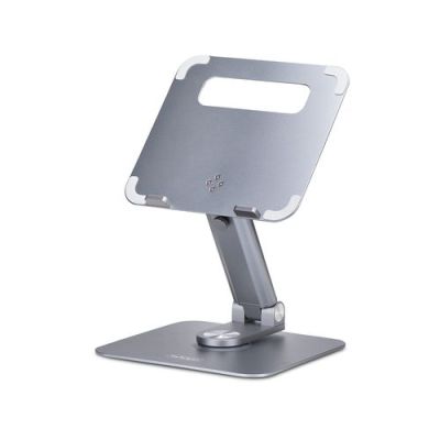 StarTech.com Telescopische Laptopstandaard, 360 Roterende Voet, Draaibare Laptophouder voor Bureau,
