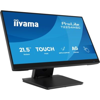iiyama T2254MSC-B2AG, 54,6 cm (21.5"), 1920 x 1080 Pixels, Full HD, LED, 4 ms, Zwart