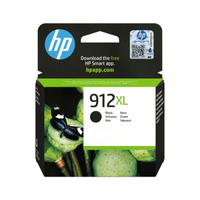 HP 912XL originele high-capacity zwarte inktcartridge, Hoog (XL) rendement, Zwart, Inkt op pigmentba