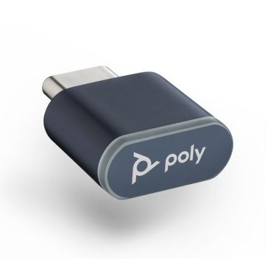 POLY BT700 USB-C Bluetooth-adapter, USB-adapter, Zwart
