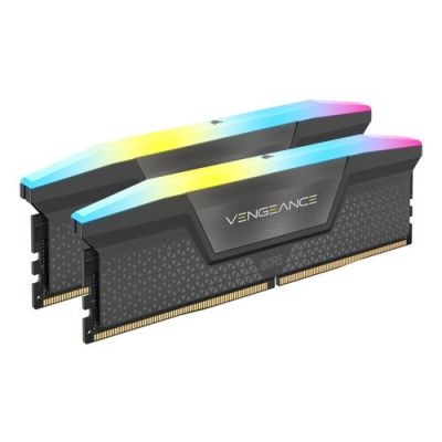 Corsair Vengeance RGB 64GB (2x32GB) DDR5 DRAM 5200MT/s C40 AMD EXPO Memory Kit, 64 GB, 2 x 32 GB, DD