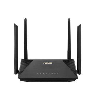 ASUS RT-AX1800U, Wi-Fi 6 (802.11ax), Dual-band (2.4 GHz / 5 GHz), Ethernet LAN, Zwart, Router om nee