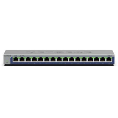 NETGEAR GS116, Unmanaged, L2, Gigabit Ethernet (10/100/1000)