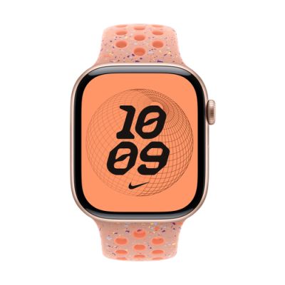 Apple Nike Sport Band, Band, Smartwatch, Roze, Apple, Apple Watch, Aluminium, Fluorelastomeer