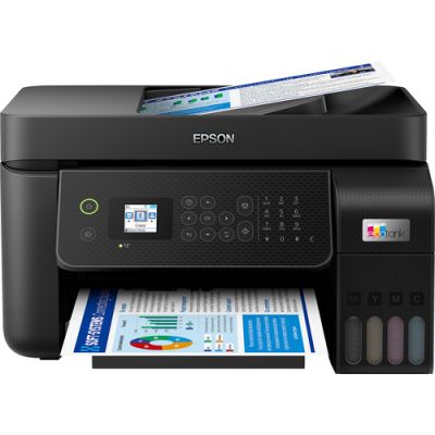 Epson EcoTank ET-4800, Inkjet, Afdrukken in kleur, 5760 x 1440 DPI, A4, Direct printen, Zwart