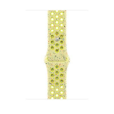 Apple 46mm Volt Splash Nike Sport Band - M/L, Band, Smartwatch, Geel, Apple, Apple Watch Models 44mm