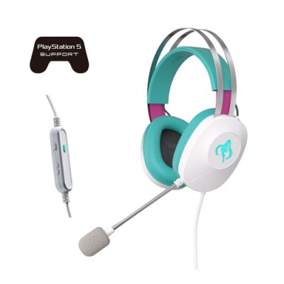 ASUS TUF Gaming H1 Gen II Hatsune Miku Edition, Bedraad, Gamen, 20 - 20000 Hz, 297 g, Headset, Roze,