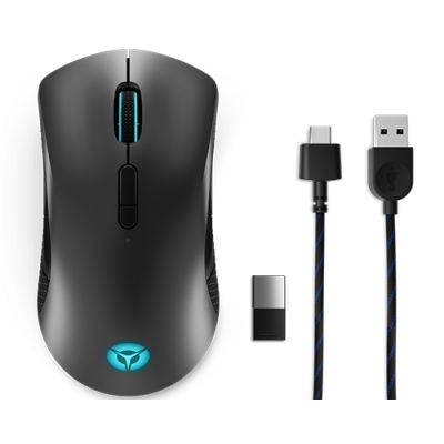 Lenovo Legion M600 Wireless Gaming, Ambidextrous, Optisch, RF Wireless + Bluetooth + USB Type-A, 160