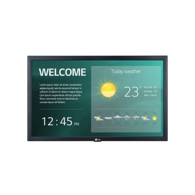 LG 22SM3G-B, Digitale signage flatscreen, 54,6 cm (21.5"), IPS, 1920 x 1080 Pixels, Wifi, 16/7