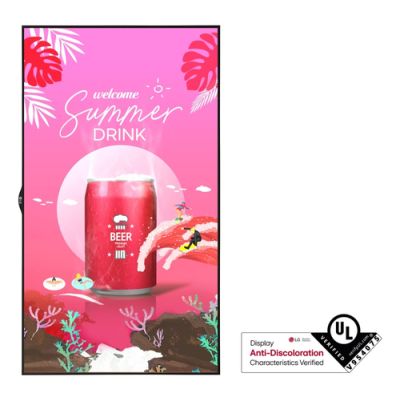 LG 55XS4P, Digitale signage flatscreen, 139,7 cm (55"), LED, 1920 x 1080 Pixels, 24/7