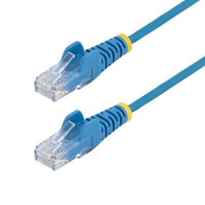 StarTech.com N6PAT25CMBLS, 0,25 m, Cat6, U/UTP (UTP), RJ-45, RJ-45, Blauw
