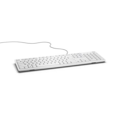 DELL bekabeld toetsenbord - KB216 - Verenigd Koninkrijk (QWERTY) - wit, Volledige grootte (100%), Be