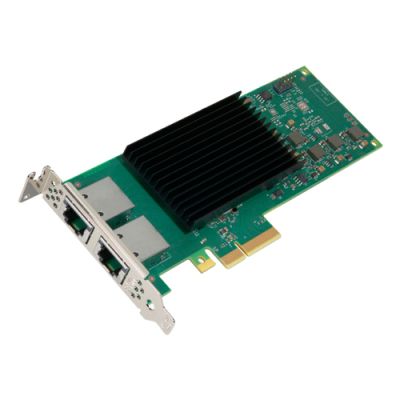 Intel E610-XT2, Intern, Bedraad, PCI Express, Ethernet, 10000 Mbit/s, Zwart, Groen, Zilver