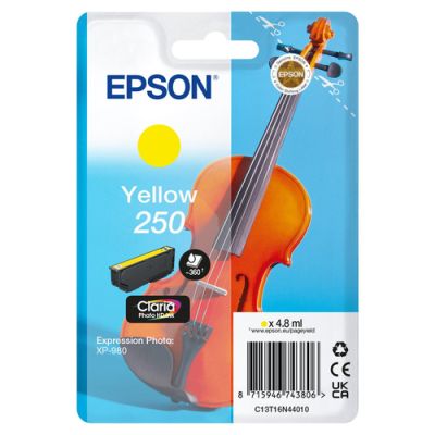 Epson 250 Violin Claria Photo HD, Geel, 4,8 ml, 1 stuk(s), Enkele verpakking
