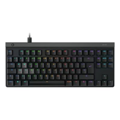 Logitech G515 RAPID TKL, Bedraad, USB, Mechanische keyswitch, QWERTY, RGB LED, Zwart