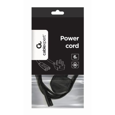 Gembird Type G/C7 1.8m, 1,8 m, Netstekker type G, C7 stekker, 3 A