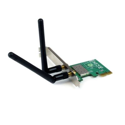 StarTech.com PCI Express 300 Mbit/s Draadloze Netwerkadapter 802.11n/g 2T2R, Intern, Draadloos, PCI