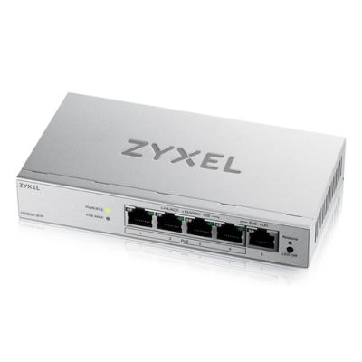 Zyxel GS1200-5HPV3, Managed, L2, Gigabit Ethernet (10/100/1000), Full duplex, Power over Ethernet (P