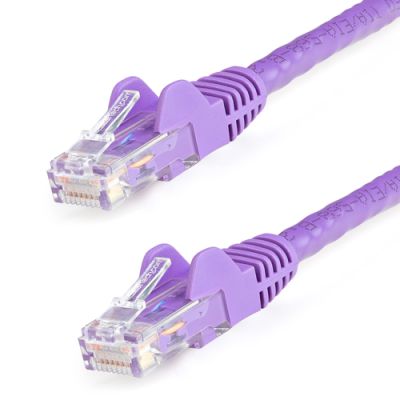 StarTech.com N6PATCH25PL, 7,62 m, Cat6, U/UTP (UTP), RJ-45, RJ-45, Paars