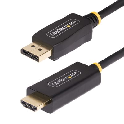 StarTech.com 3m DisplayPort naar HDMI Adapter Kabel, 4K 60Hz met HDR, DP naar HDMI 2.0b, Actieve Vid