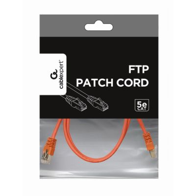 Gembird Patch Cord Cat.5e FTP 2m, 2 m, Cat5e, F/UTP (FTP), RJ-45, RJ-45, Rood