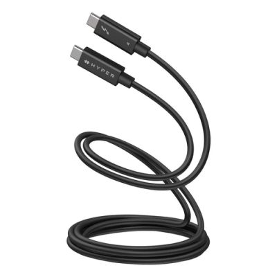 Targus HDTB4AC2GL, 2 m, USB C, USB C, USB4 Gen 3x2, 40 Gbit/s, Zwart